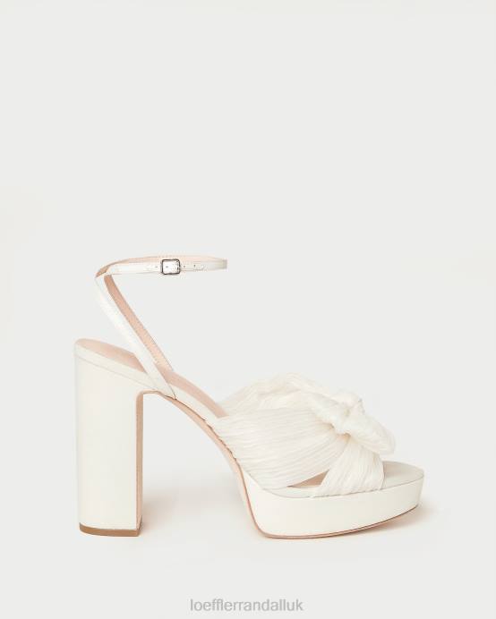 Shoes X82V14 Pearl Women Loeffler Randall Natalia Platform Bow Heel
