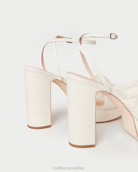 Shoes X82V14 Pearl Women Loeffler Randall Natalia Platform Bow Heel