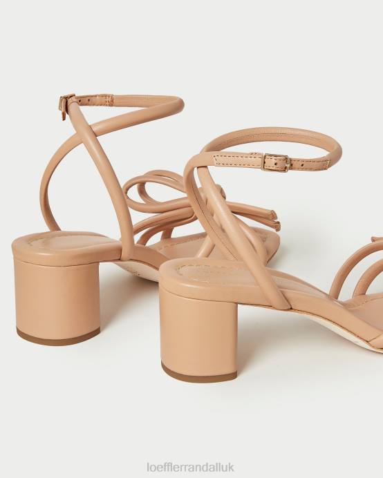Shoes X82V19 Dune Women Loeffler Randall Mikel Bow Mid-Heel Sandal