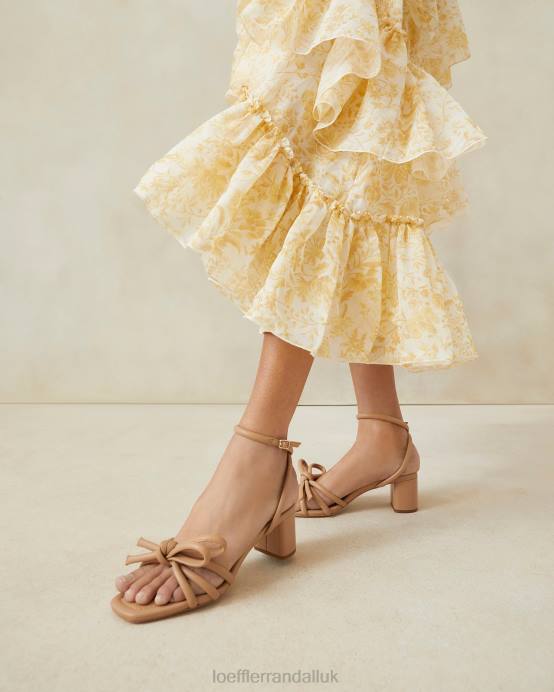 Shoes X82V19 Dune Women Loeffler Randall Mikel Bow Mid-Heel Sandal