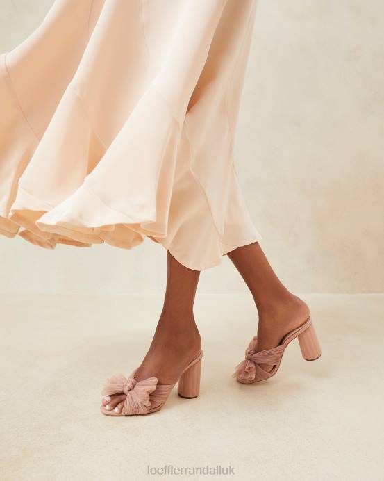 Shoes X82V20 Beauty Women Loeffler Randall Penny Pleated Bow Heel
