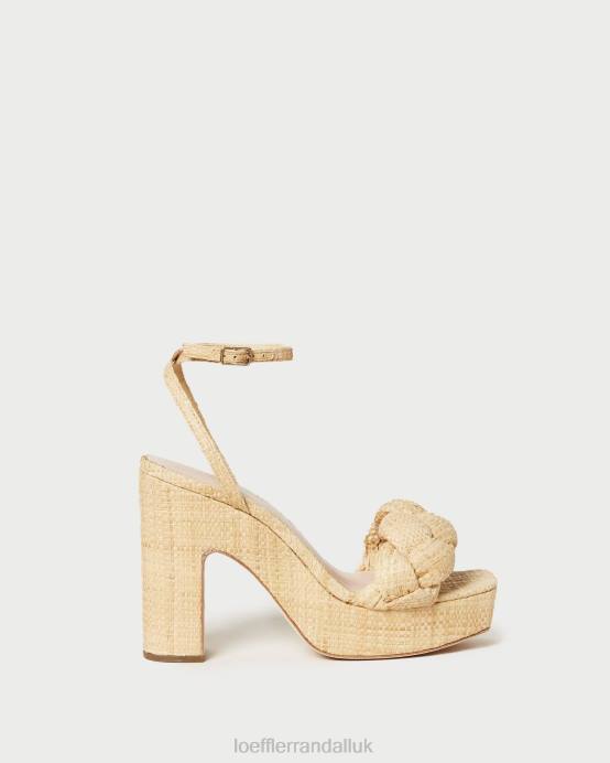 Shoes X82V21 Natural Women Loeffler Randall Fae Platform Heel