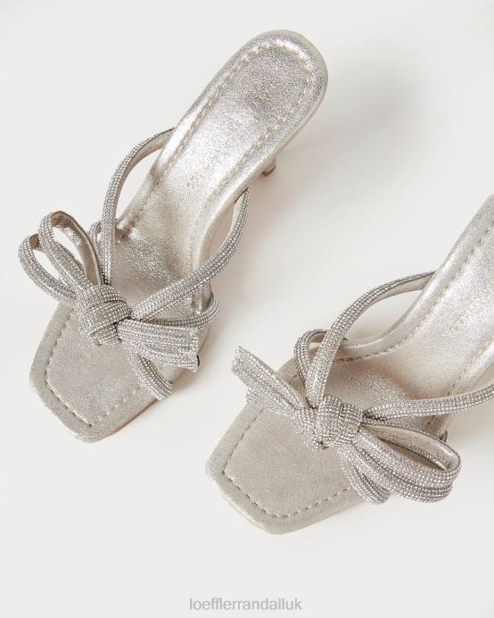 Shoes X82V28 Cappuccino Women Loeffler Randall Margi Bow Heel
