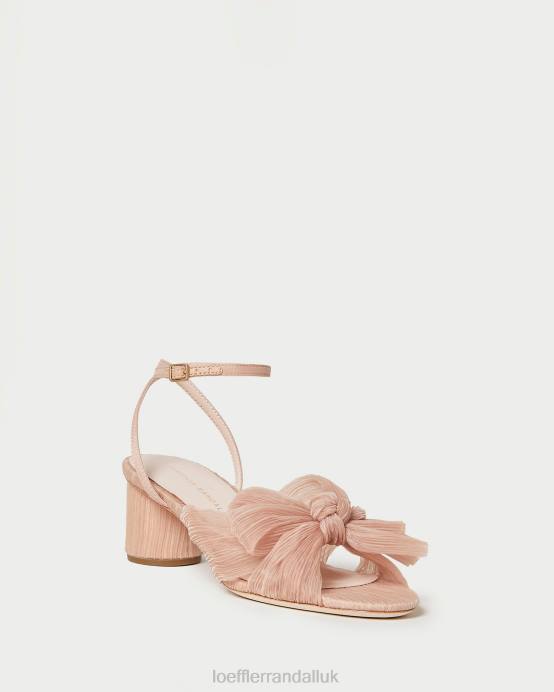 Shoes X82V30 Beauty Women Loeffler Randall Dahlia Pleated Bow Heel
