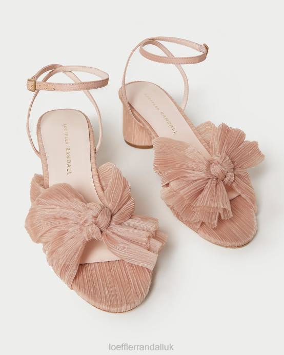 Shoes X82V30 Beauty Women Loeffler Randall Dahlia Pleated Bow Heel
