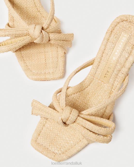 Shoes X82V35 Natural Women Loeffler Randall Margi Bow Heel
