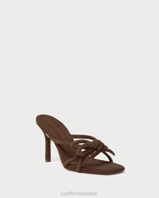 Shoes X82V46 Cacao Women Loeffler Randall Margi Bow Heel