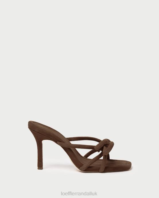 Shoes X82V46 Cacao Women Loeffler Randall Margi Bow Heel
