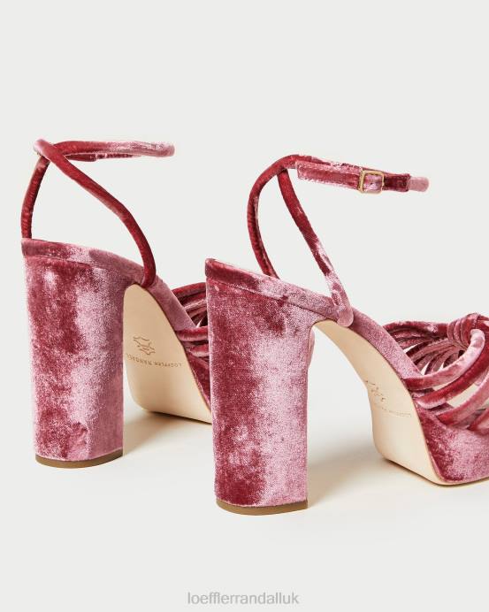 Shoes X82V48 Tea Rose Women Loeffler Randall Rivka Knot Platform Sandal
