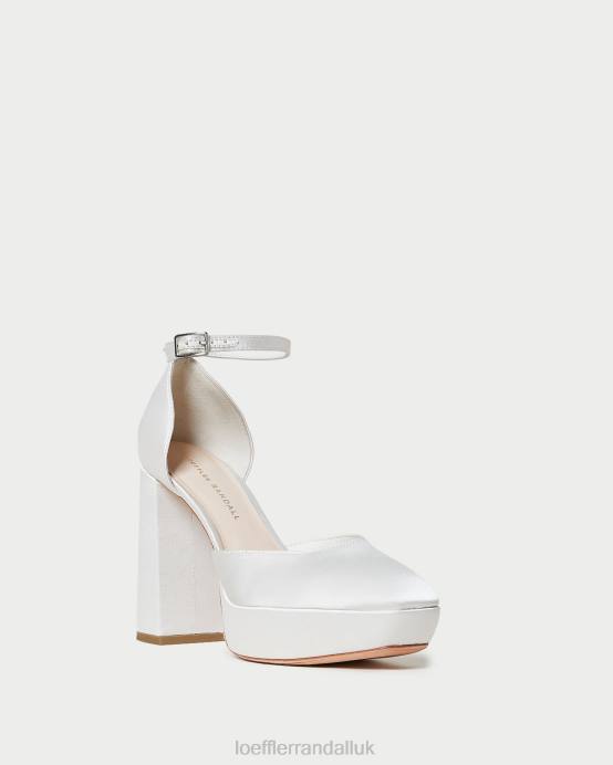 Shoes X82V52 Cream Women Loeffler Randall Selina Closed-Toe Platform
