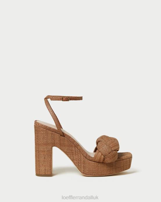 Shoes X82V56 Brown Women Loeffler Randall Fae Platform Heel