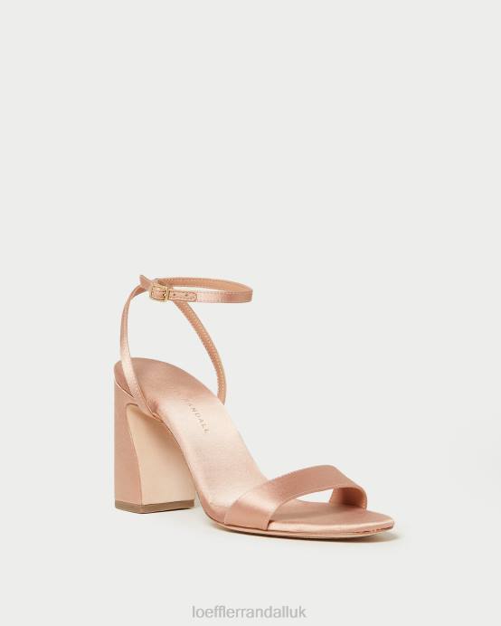 Shoes X82V59 Blush Women Loeffler Randall Malia Curved-Heel Sandal