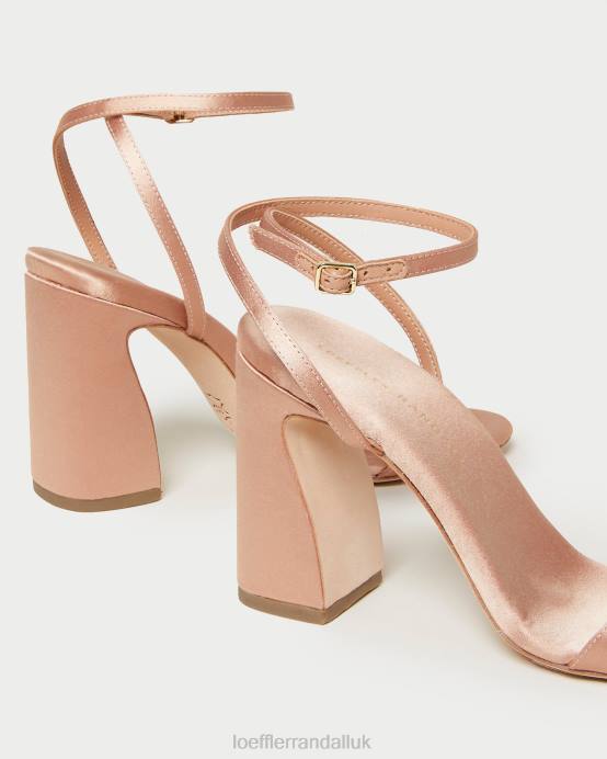 Shoes X82V59 Blush Women Loeffler Randall Malia Curved-Heel Sandal