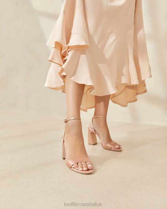 Shoes X82V59 Blush Women Loeffler Randall Malia Curved-Heel Sandal