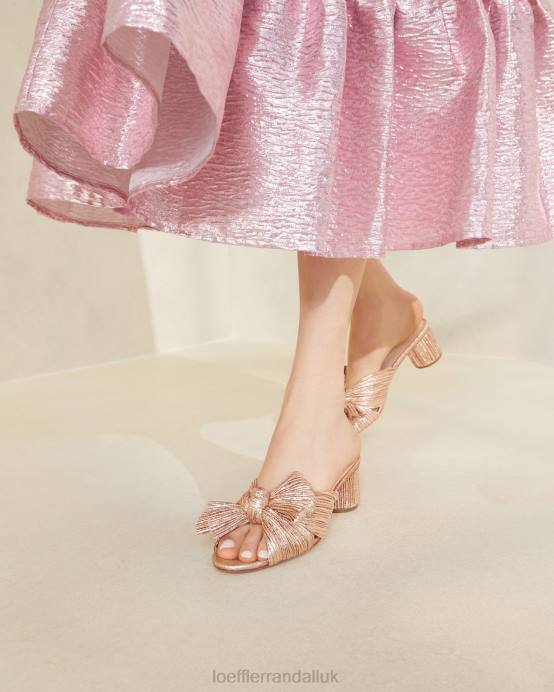 Shoes X82V63 Dune Women Loeffler Randall Emilia Pleated Bow Heel