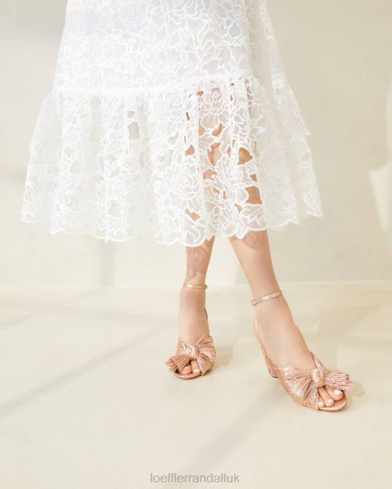 Shoes X82V72 Dune Women Loeffler Randall Camellia Pleated Bow Heel