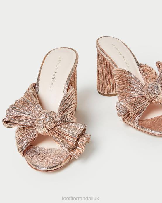 Shoes X82V76 Dune Women Loeffler Randall Penny Pleated Bow Heel