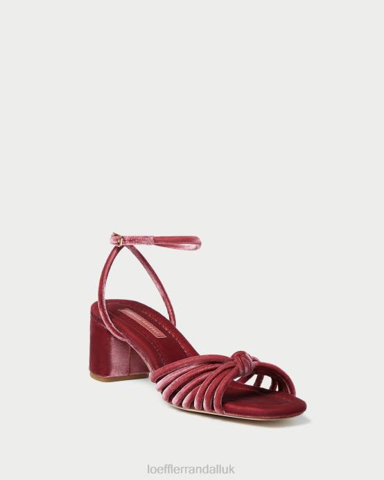 Shoes X82V80 Tea Rose Women Loeffler Randall Olivia Knot Mid-Heel