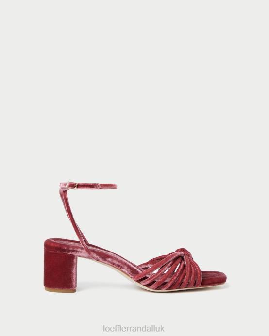 Shoes X82V80 Tea Rose Women Loeffler Randall Olivia Knot Mid-Heel