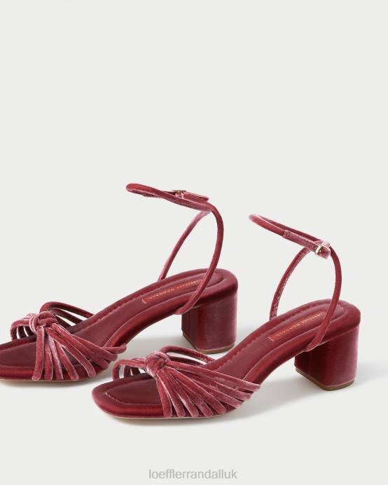 Shoes X82V80 Tea Rose Women Loeffler Randall Olivia Knot Mid-Heel