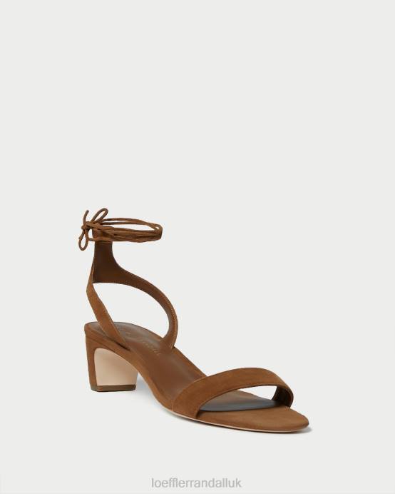 Shoes X82V87 Cacao Women Loeffler Randall Jackie Mid Heel Sandal