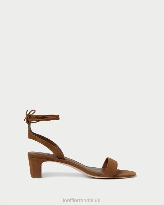 Shoes X82V87 Cacao Women Loeffler Randall Jackie Mid Heel Sandal