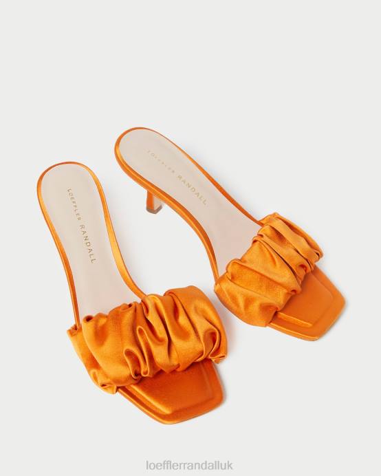 Shoes X82V88 Marigold Women Loeffler Randall Bianca Kitten Heel Mule
