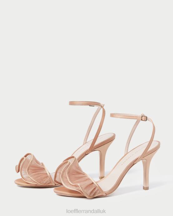 Shoes X82V91 Beauty Women Loeffler Randall Estella Ruffle Heeled Sandal