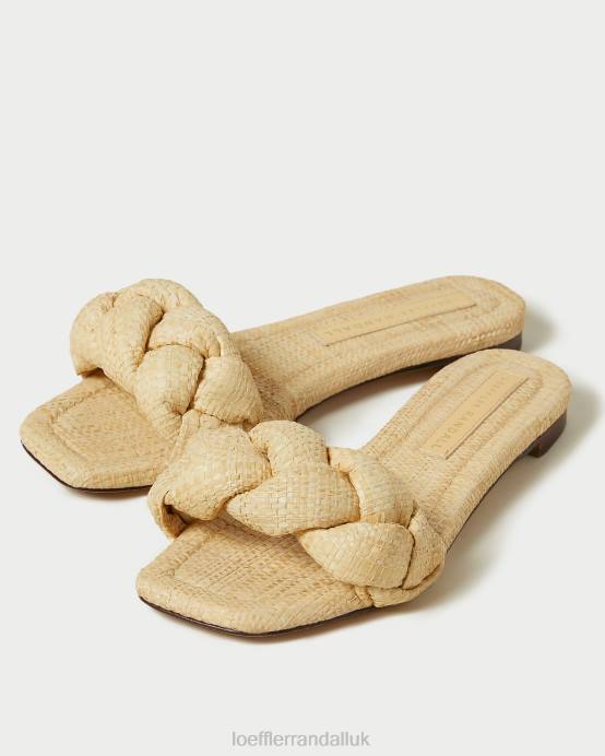 Shoes X82V109 Natural Women Loeffler Randall Joanna Braided Sandal