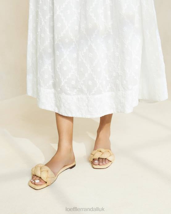 Shoes X82V109 Natural Women Loeffler Randall Joanna Braided Sandal