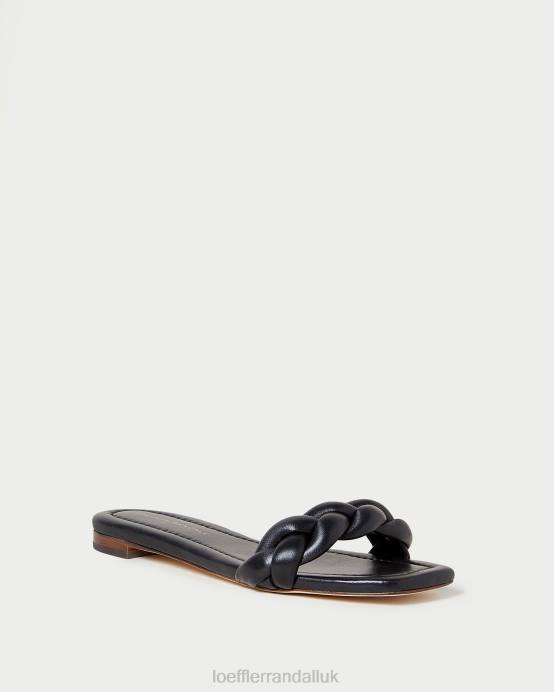 Shoes X82V117 Black Women Loeffler Randall Jackson Braided Sandal
