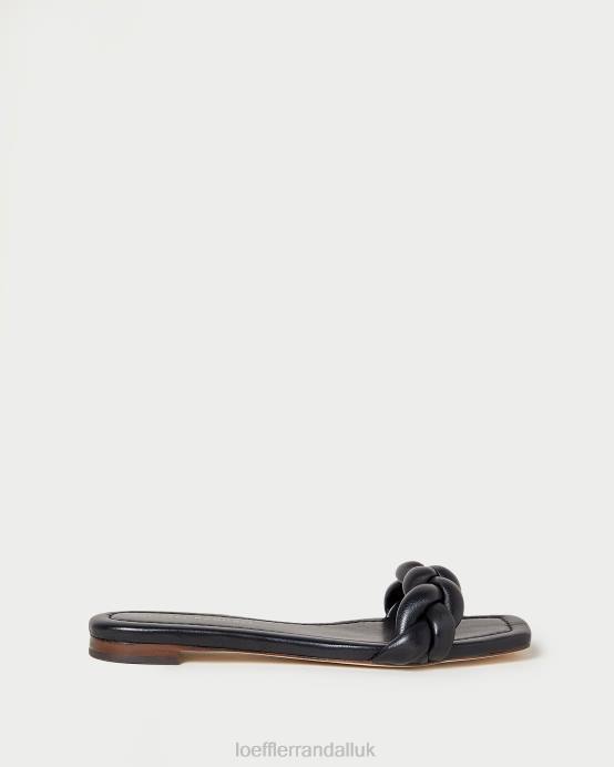 Shoes X82V117 Black Women Loeffler Randall Jackson Braided Sandal