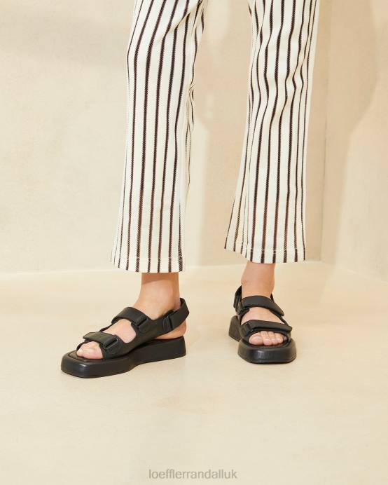 Shoes X82V133 Black Women Loeffler Randall Blaise Platform Sandal
